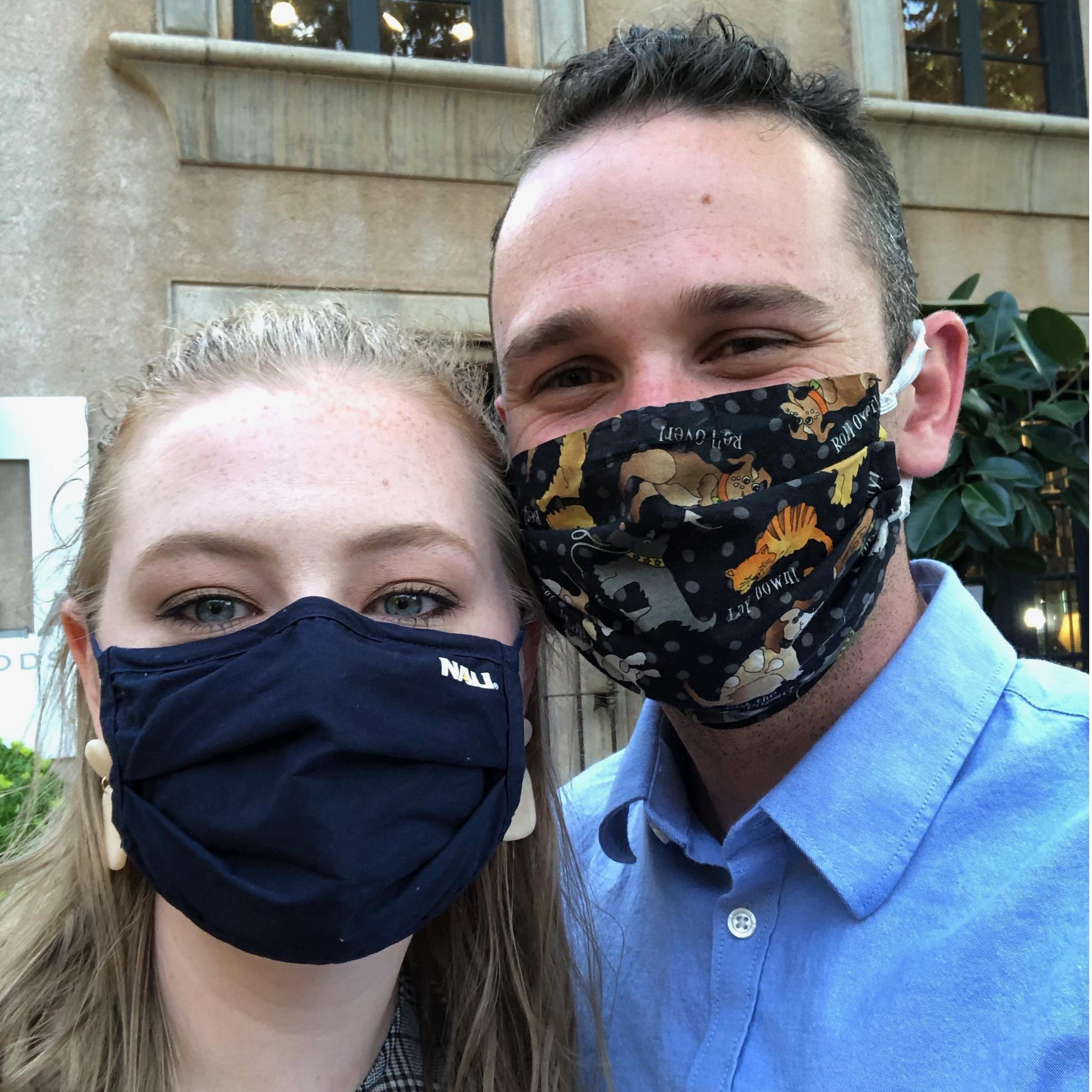 6 months! It was 2020 after all. Lots of mask wearing together!