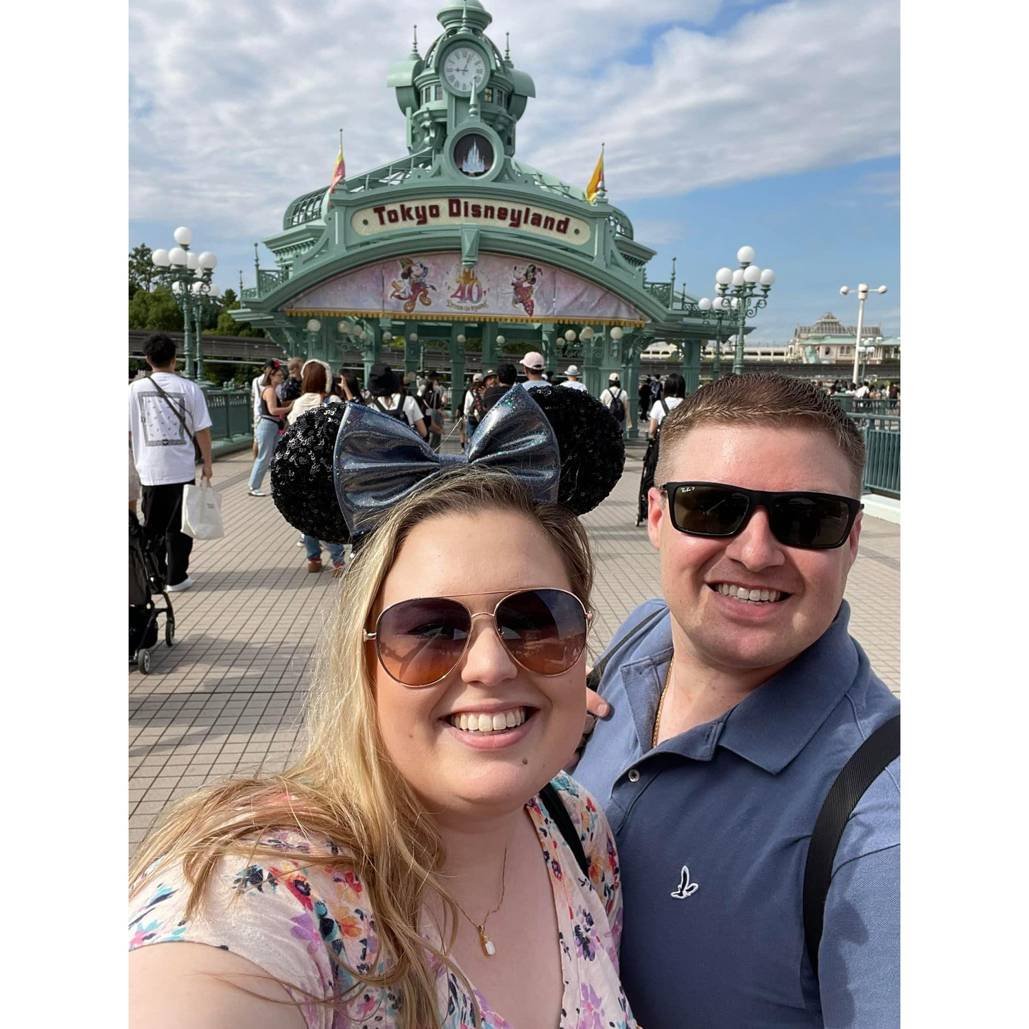 Megan's birthday celebration at Tokyo Disneyland.