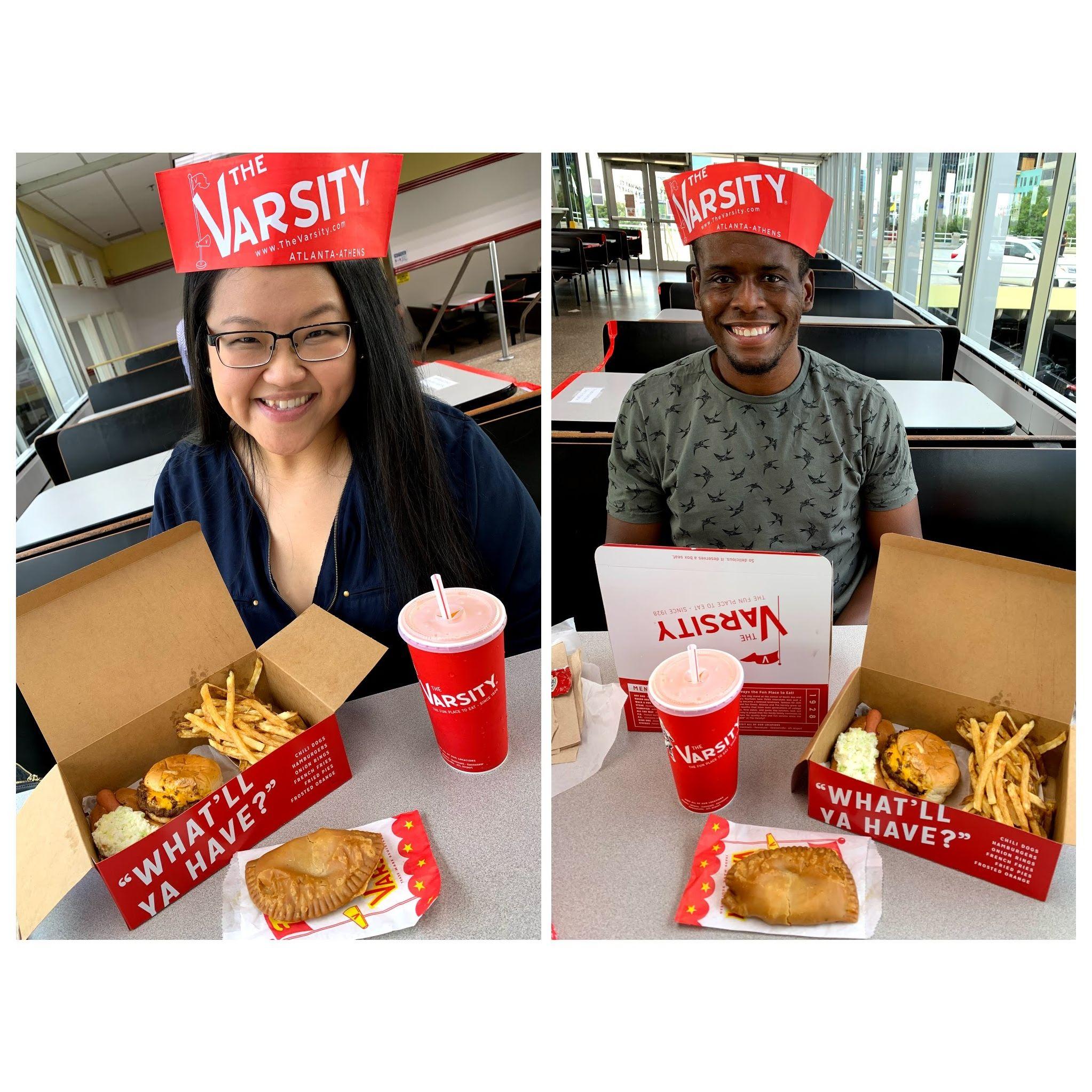 The first (and last) time we went to The Varsity.