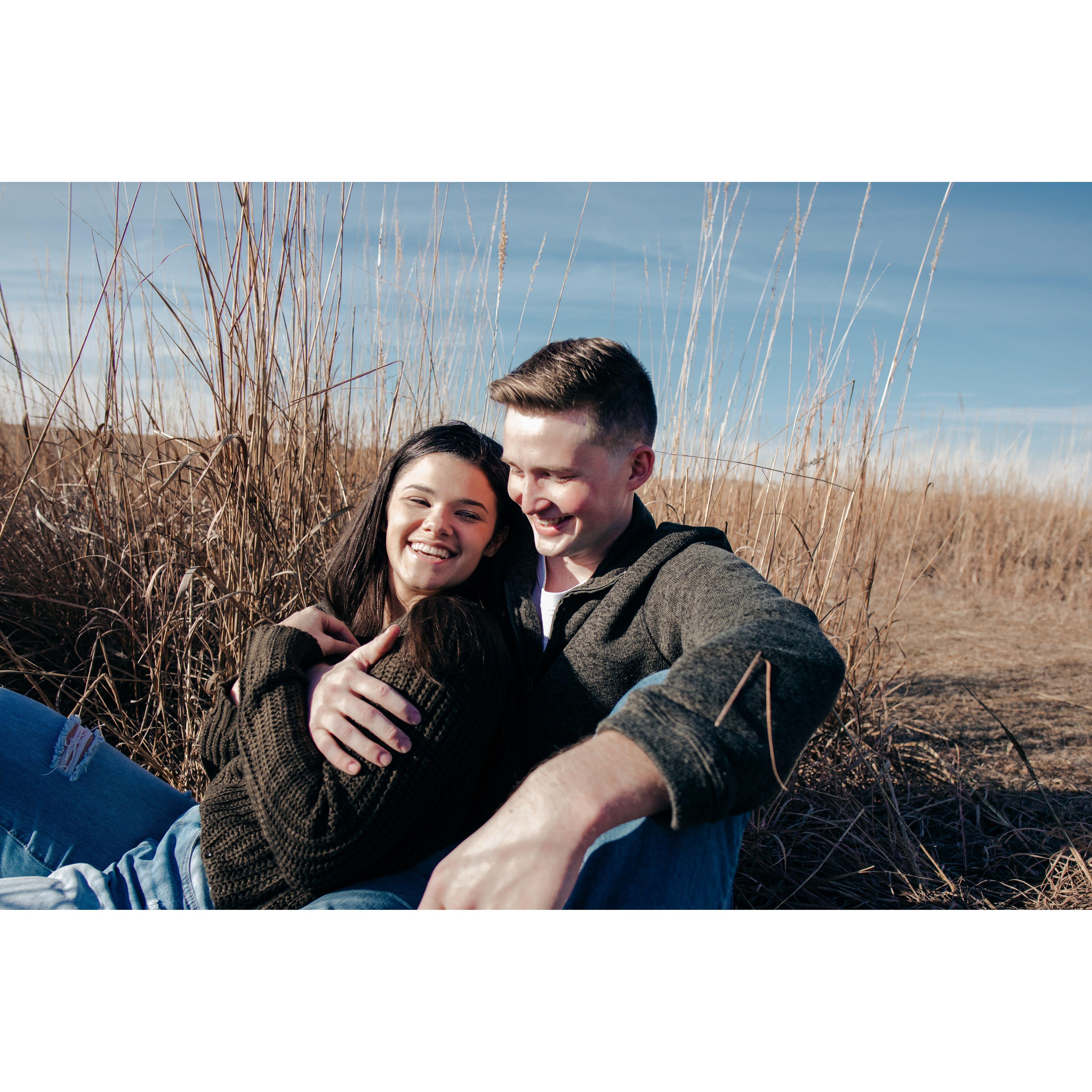 December 2021, early in our love story.