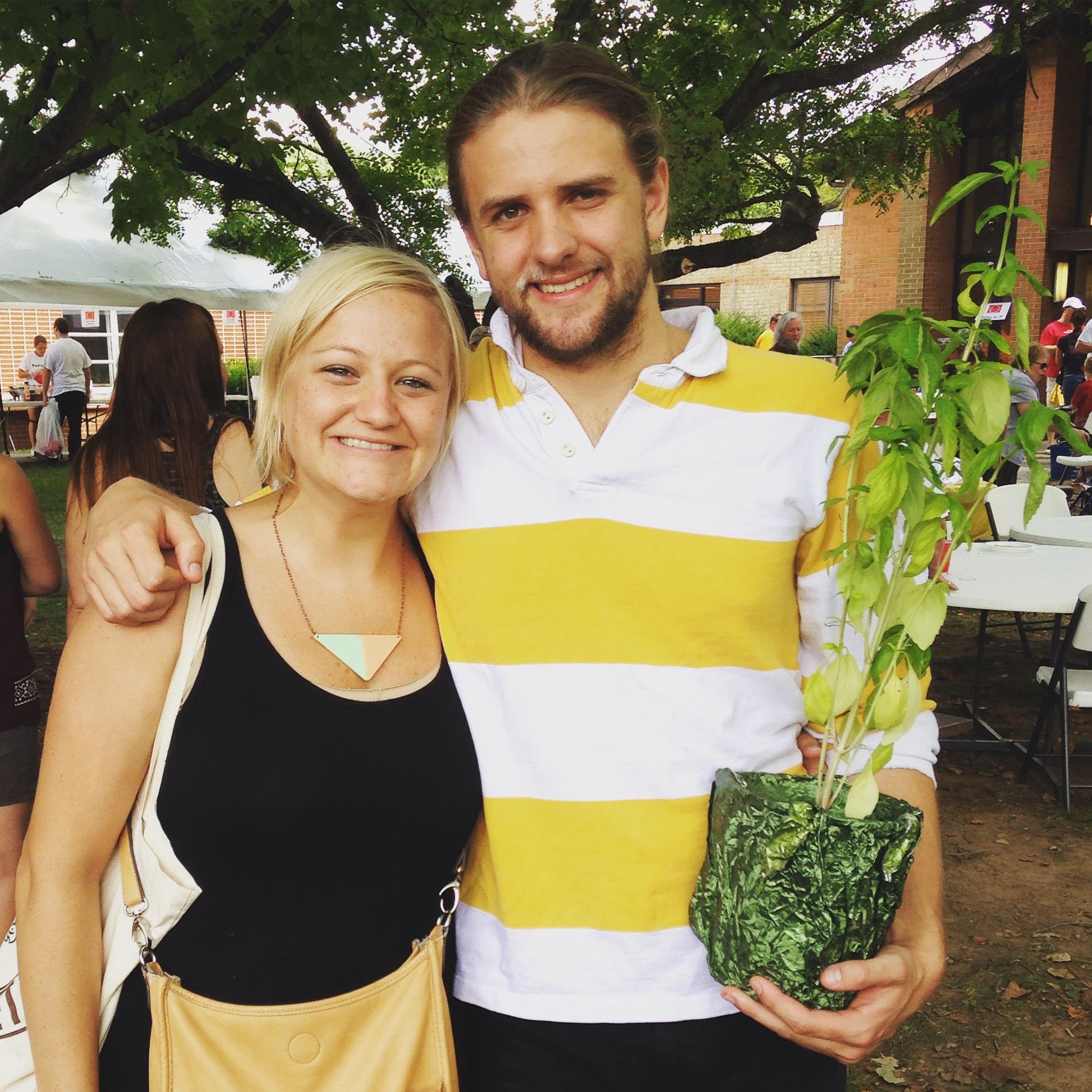 Basil plant parents at the East Mont Tomato Festival