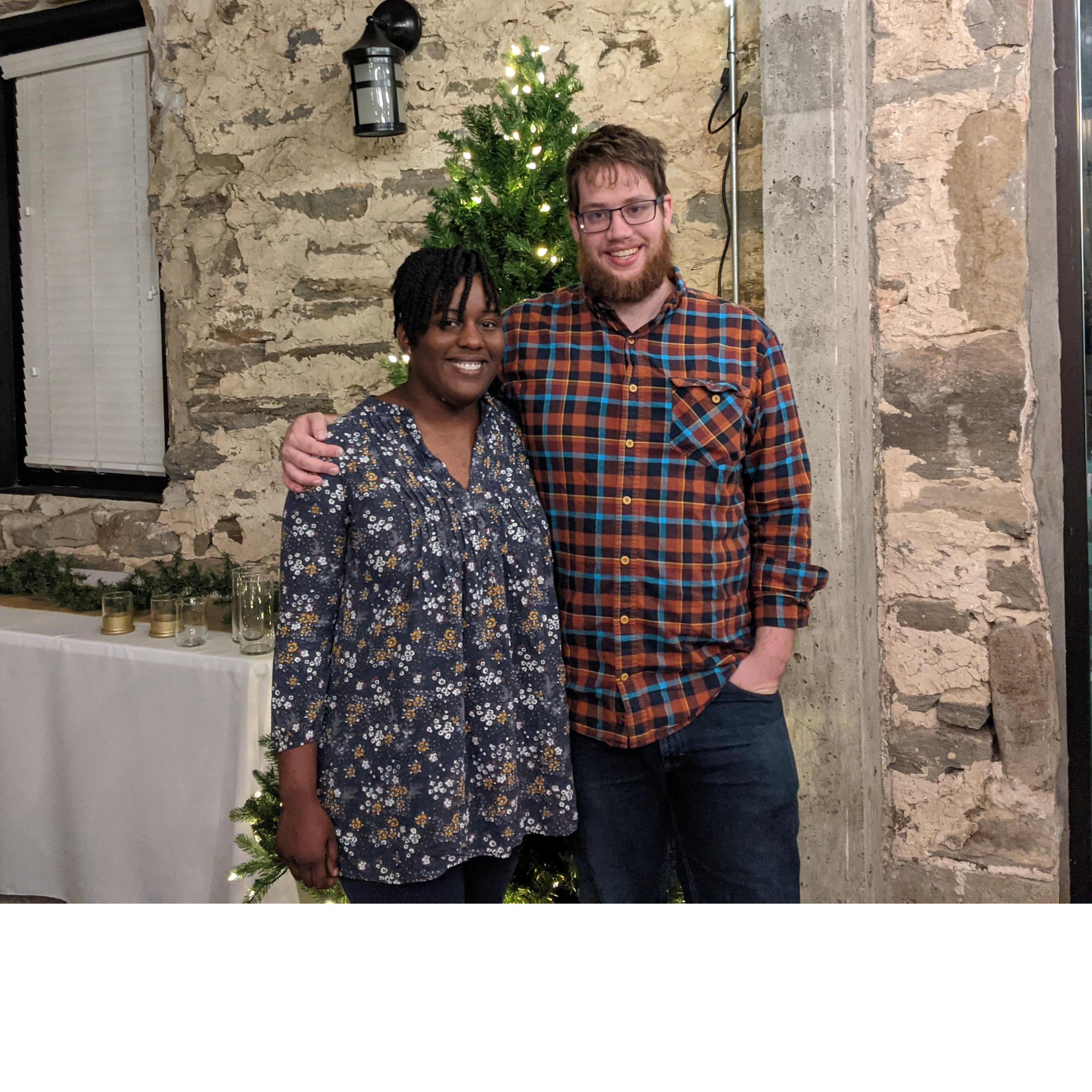 Enjoying each others company as finally having "plus 1s" for rehearsal dinners and weddings.