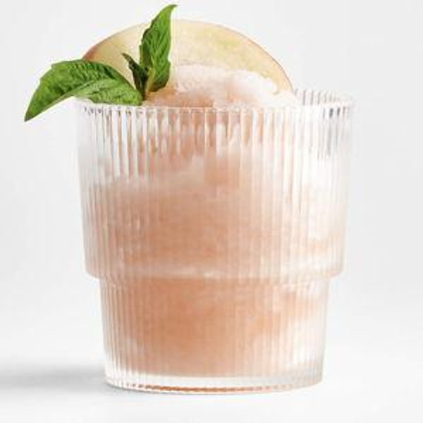 Atwell 11-Oz. Acrylic Stackable Ribbed Highball Glass