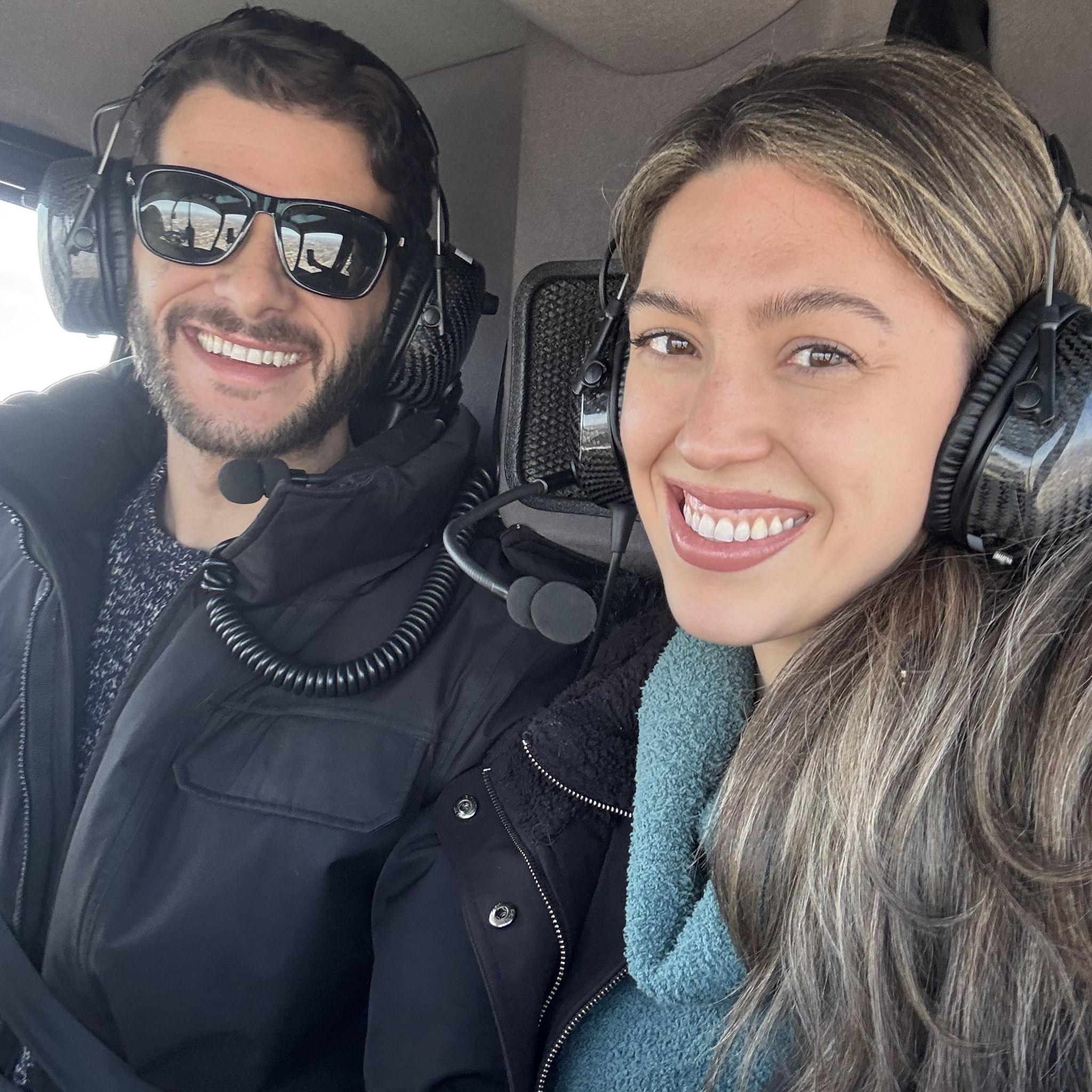Coolest little helicopter ride over our city!
