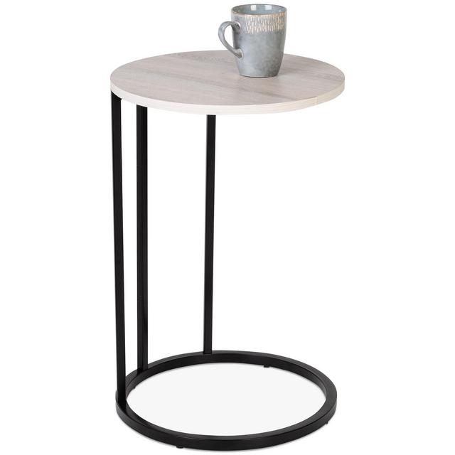 Honey Can Do Round C End Table
