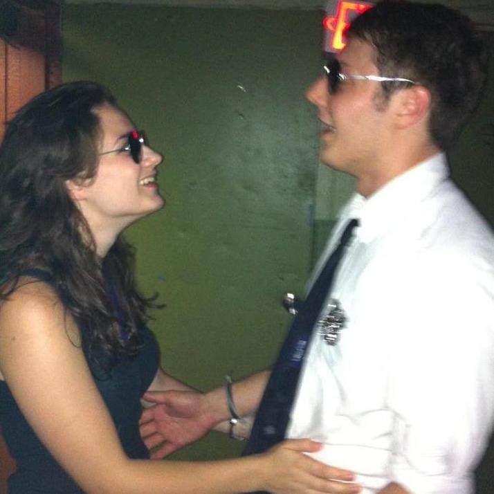 Our first date: a fraternity/sorority cops and robbers party