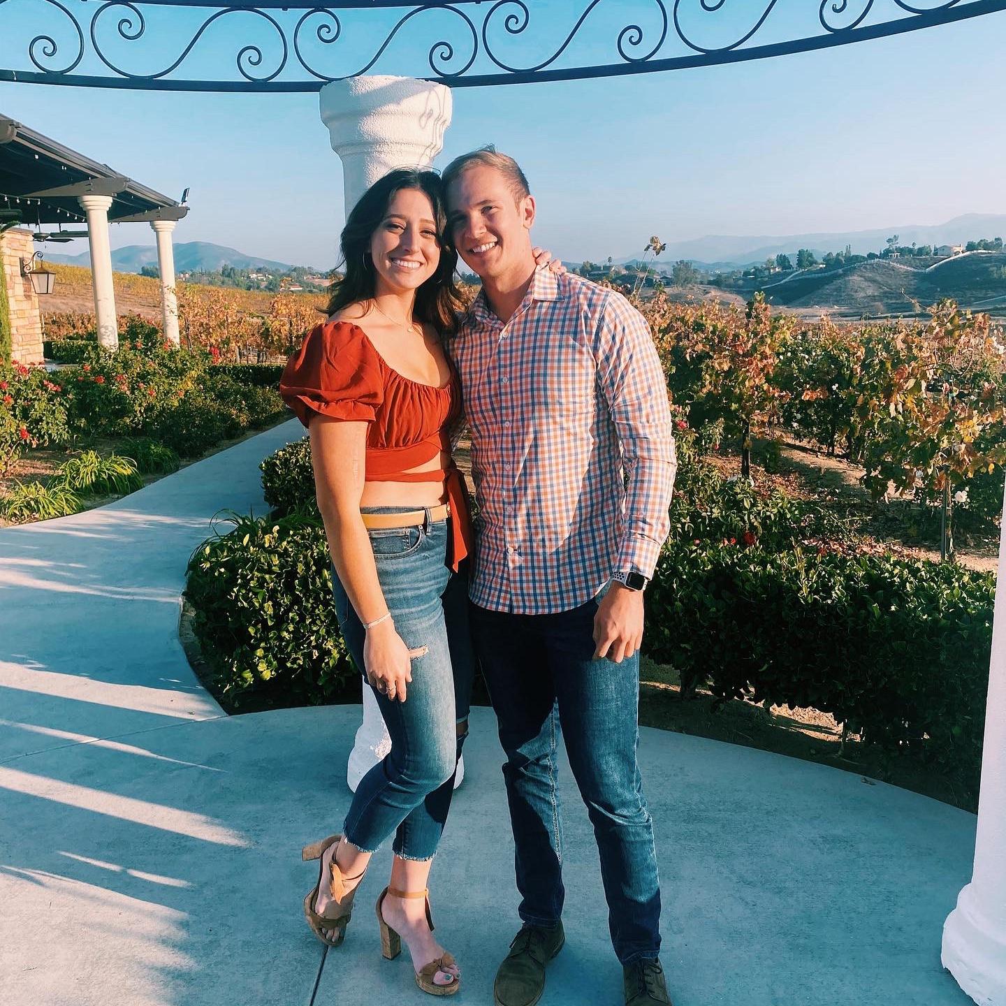 Wine tasting for Amelia’s 25th birthday!