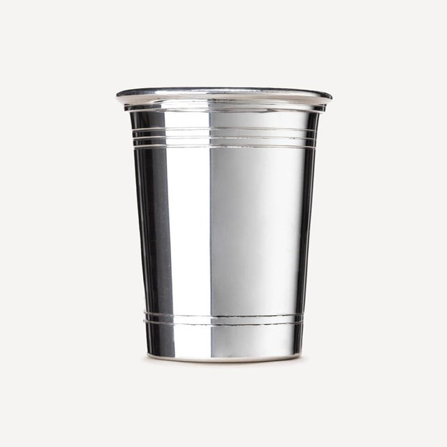 DANFORTH Mint Julep Pewter Cup - Handcrafted 10 oz Cocktail Cup for Mint Juleps, Elegant Pewter Barware, Traditional Southern Drinkware, Gift for Bourbon Lovers