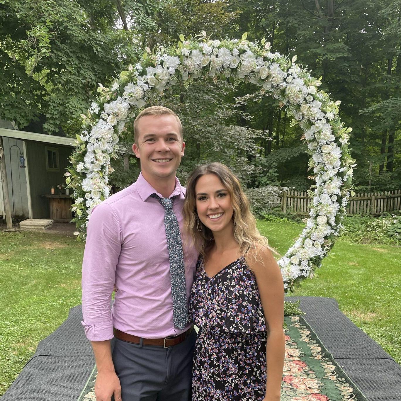 7/16/22: Rachel and Scott Bennett's wedding at their beautiful home in Frankfort