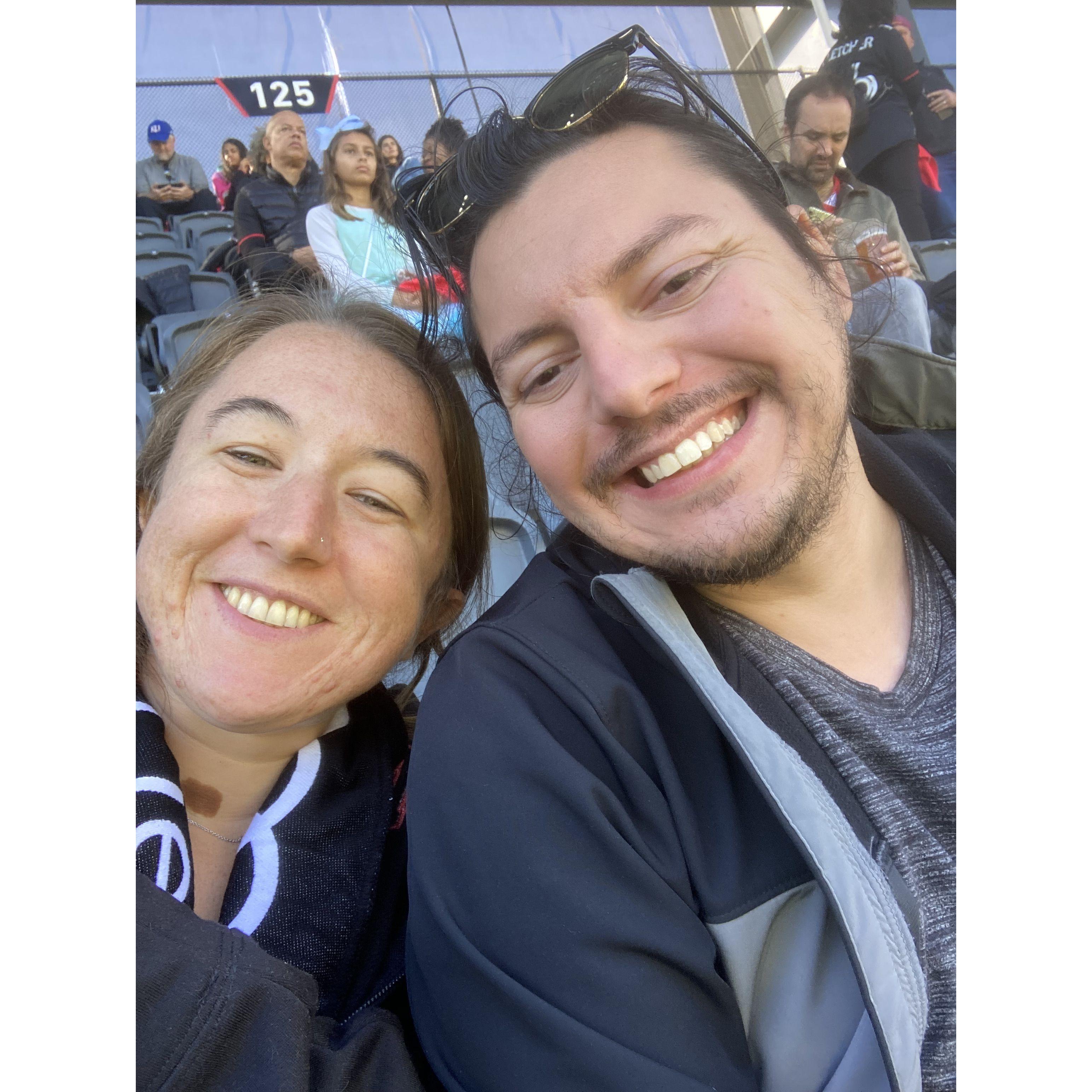 Our first DC United game