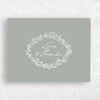 Green Wedding Thank You - Leda Landscape