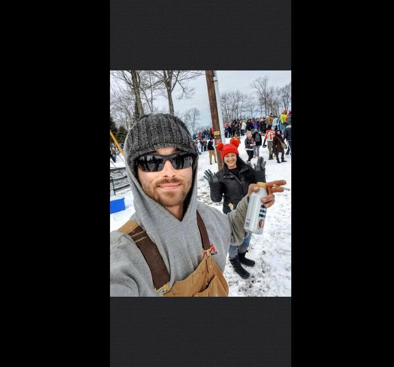 Our first adventure together at the cardboard classic in the Poconos.