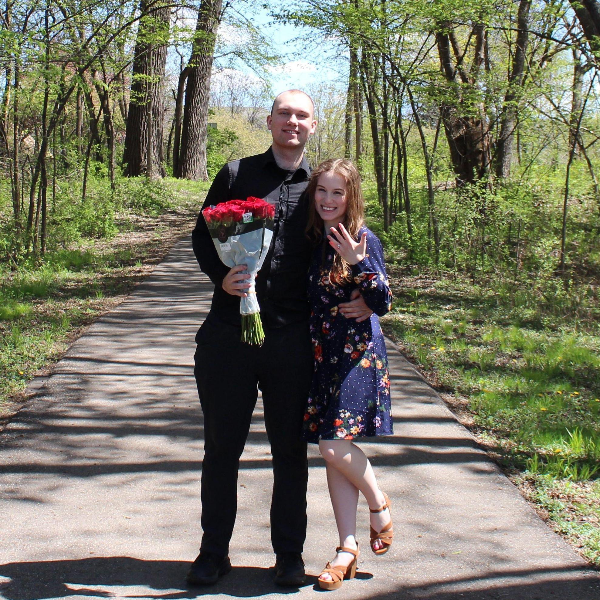 The day we got engaged!