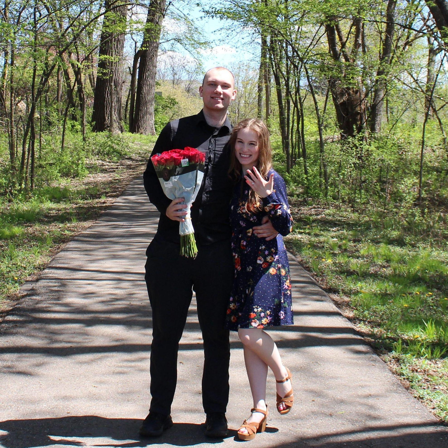 The day we got engaged!