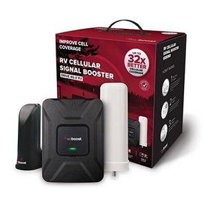 weBoost Drive 4G-X RV 470410 Cell Phone Signal Booster, Cell Signal Booster for Your RV or Motorhome - Mobile Home, Boosts 4G LTE Cell Signals – Enhance Your Cell Phone Signal up to 32x