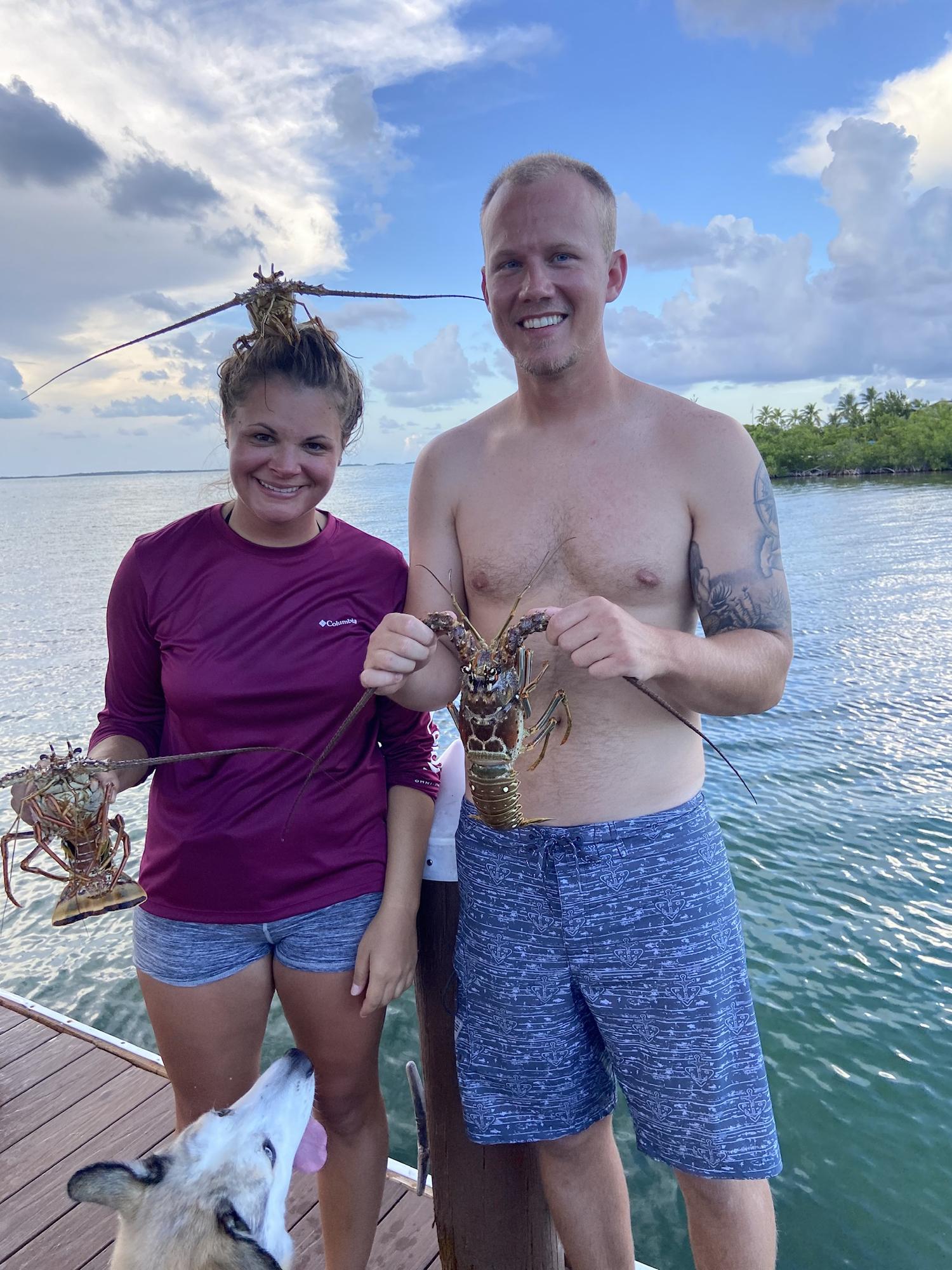 Lobstering in the keys