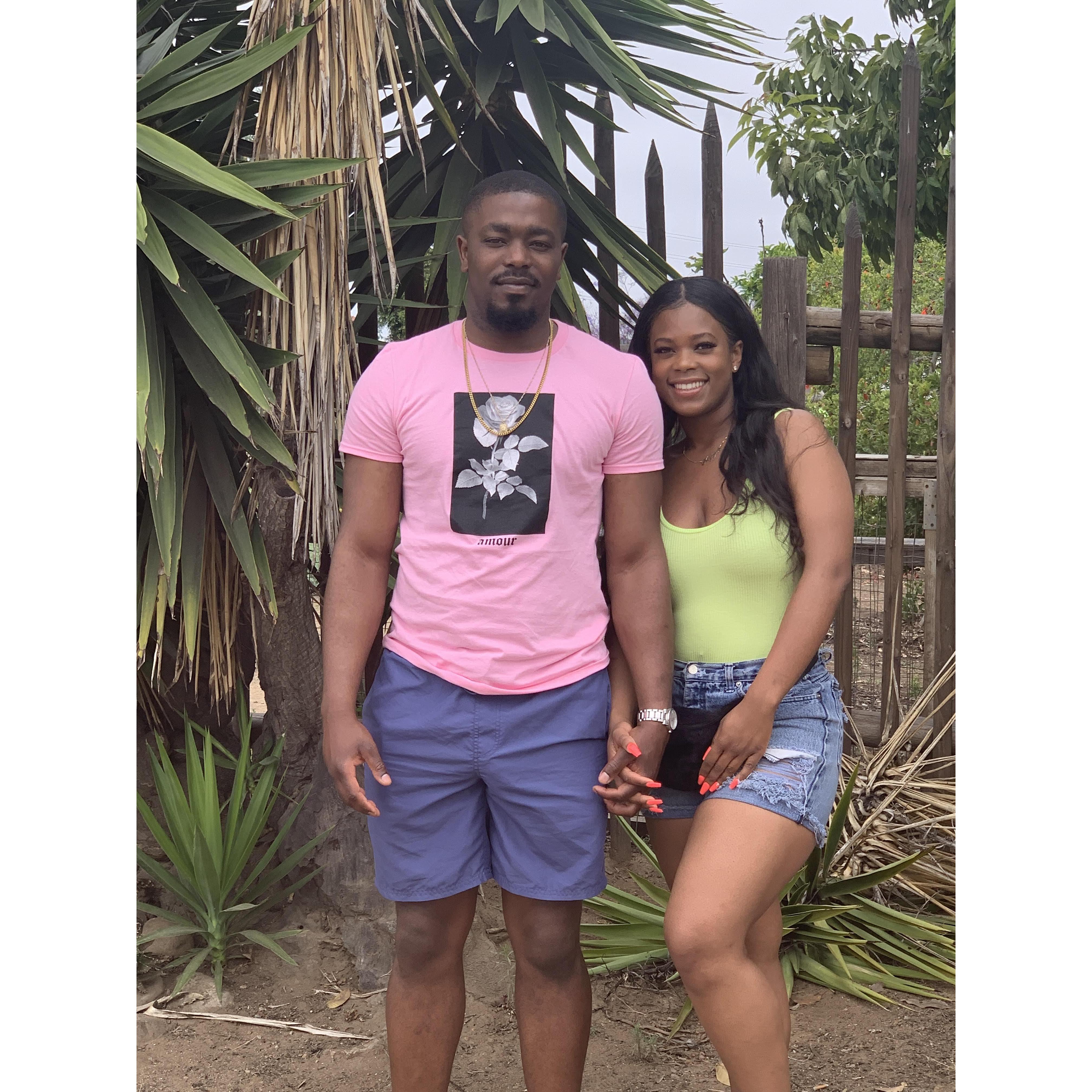 Kevaughn flew out to California with me to help me find an apartment when I was accepted into graduate school :') we visited San Deigo, one of our favorite places ever