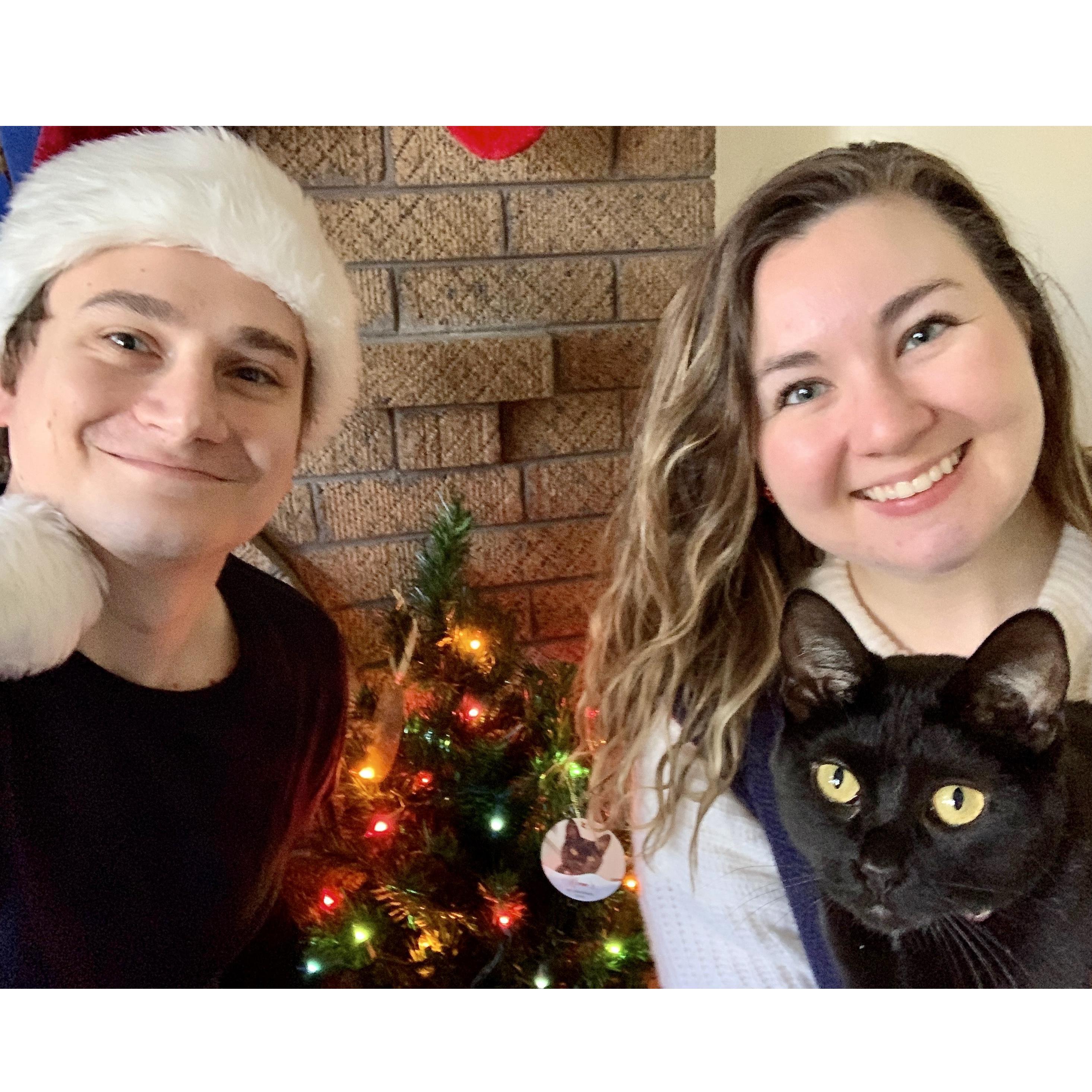 Christmas 2020 with the newest addition to our family, Momo!
