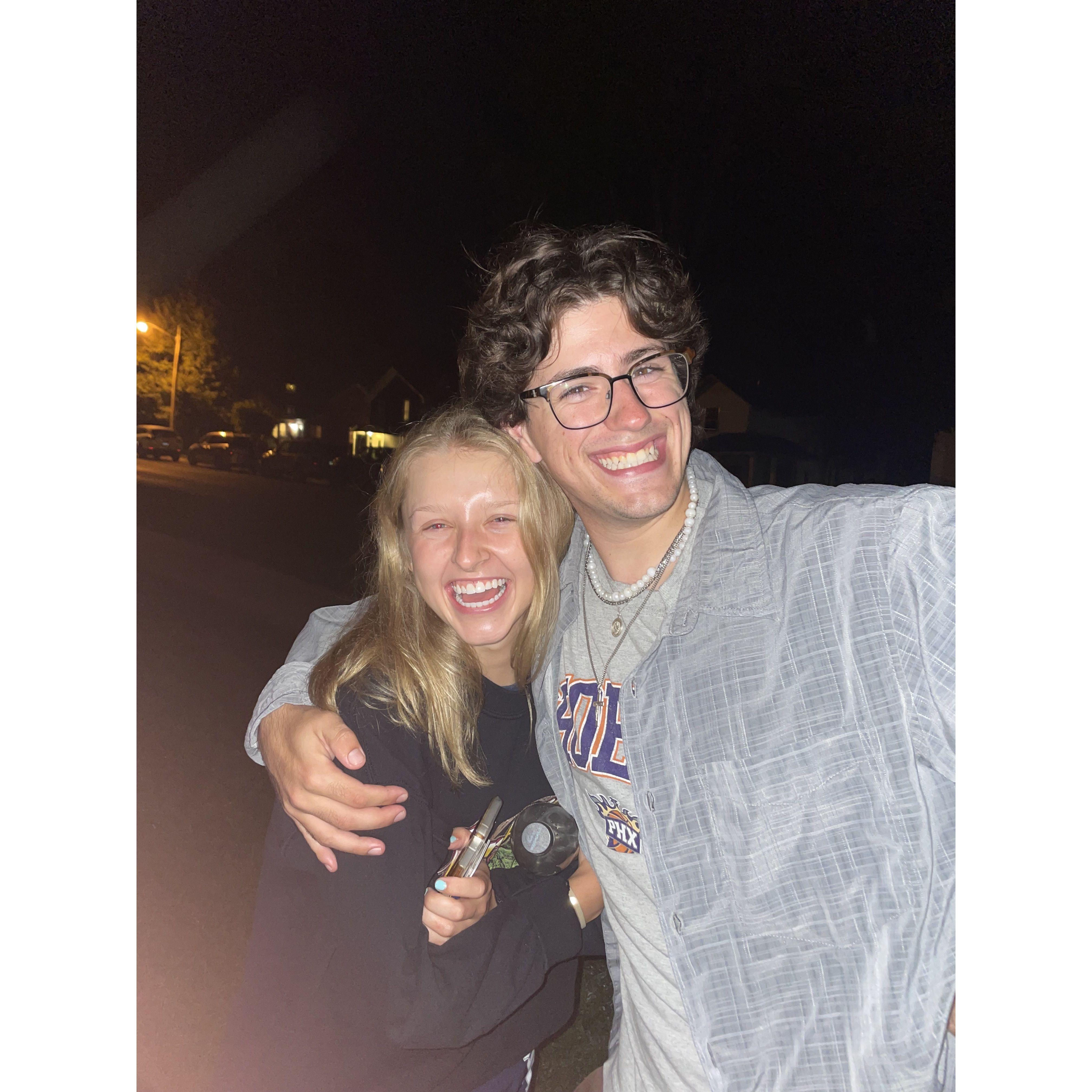 Tatum and Josiah's One Year Anniversary of dating on August 27th, 2023.