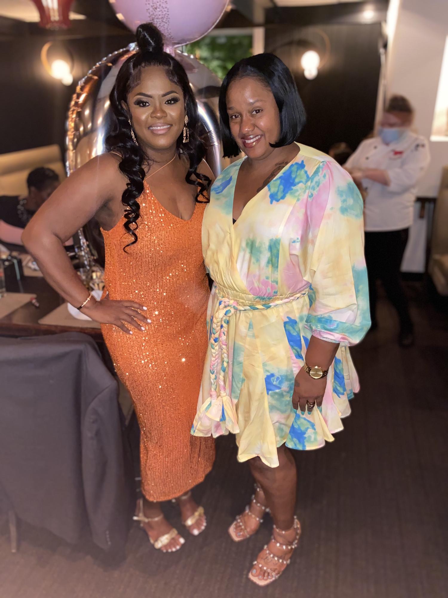 Bridesmaid Shanika @ my 40th Birthday Dinner!