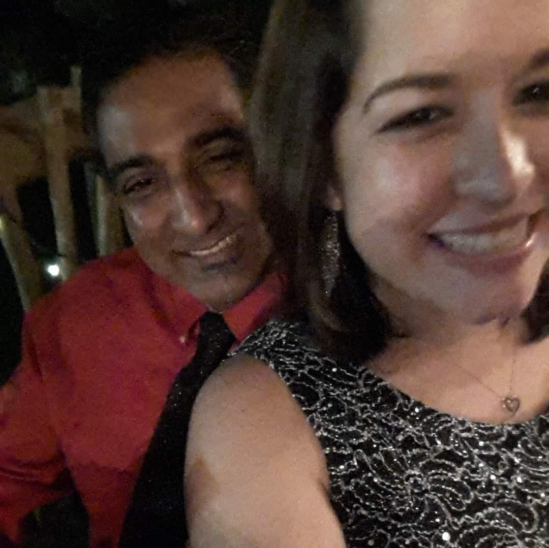 1 year anniversary at Schnebly’s Winery. Rudy surprised Maritza with a promise ring in her glass of wine, and she almost swallowed it!