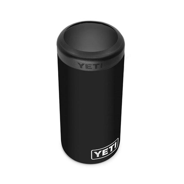 YETI Rambler 12 oz. Colster Slim Can Insulator for the Slim Hard Seltzer Cans, Black (NO CAN INSERT)