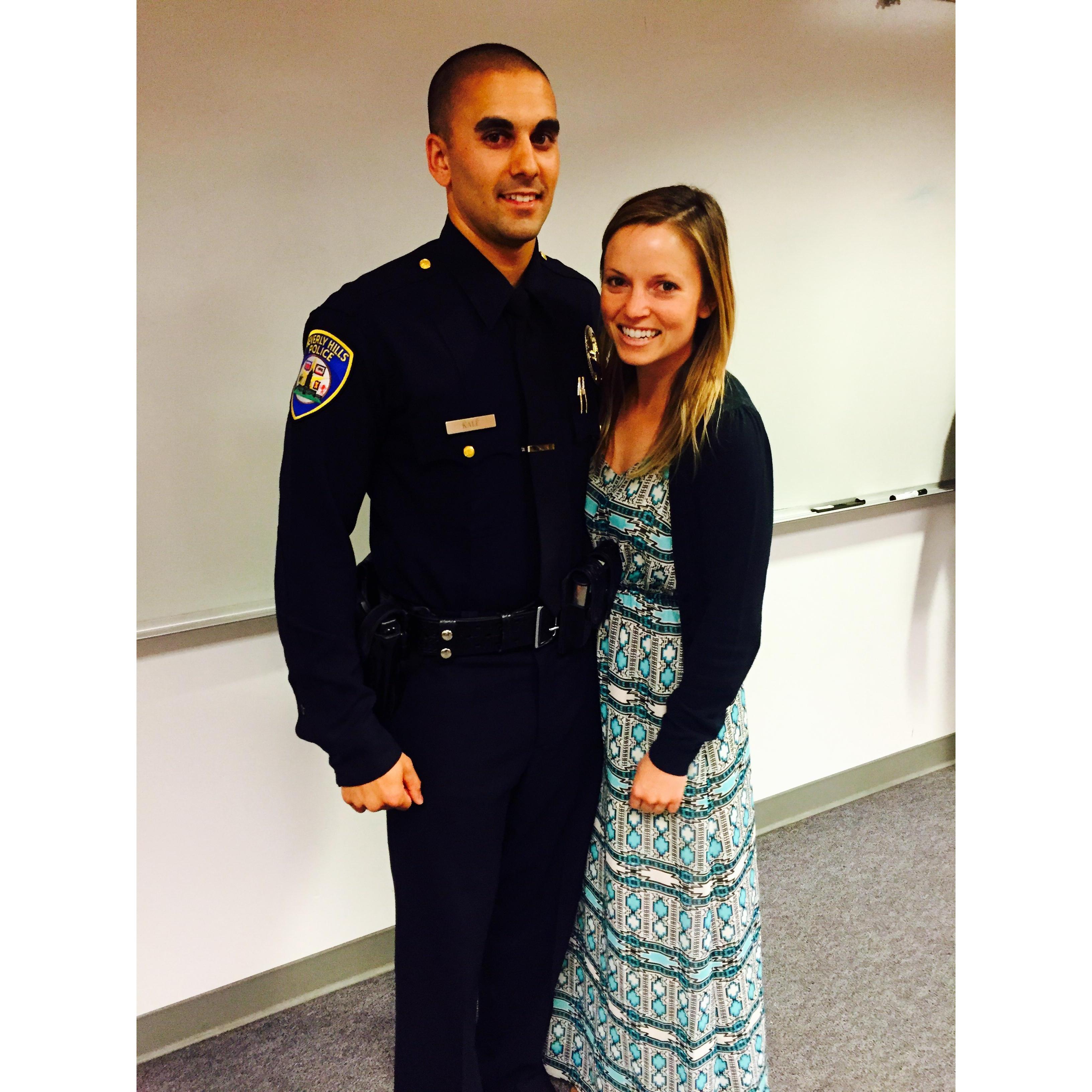 Alex's graduation from the academy