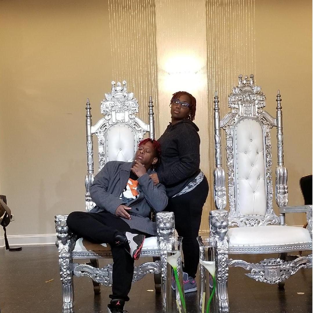 We are royalty!! Lol