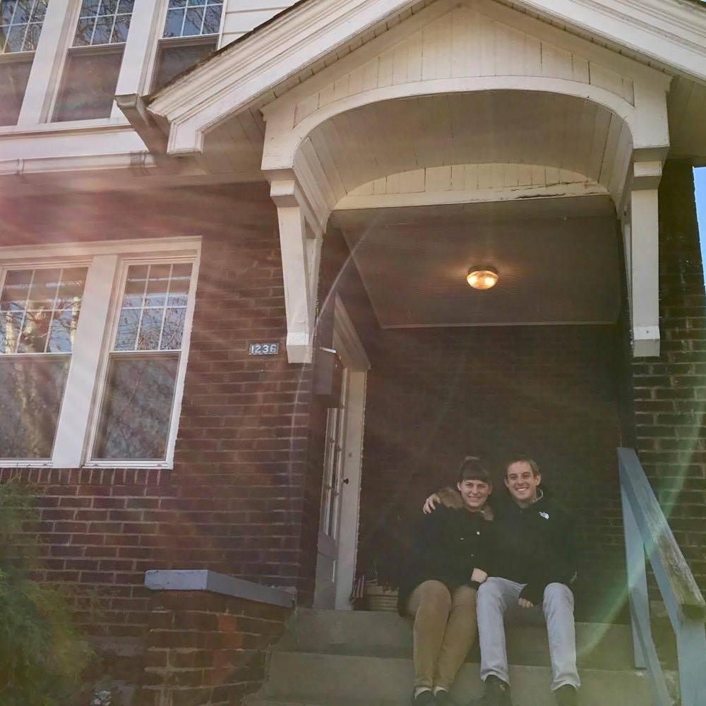 Taken on the day we closed on our home, December 2016