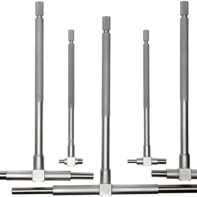 Mitutoyo 155-904, 1/2" to 6", 5 Piece Telescoping Gage Set