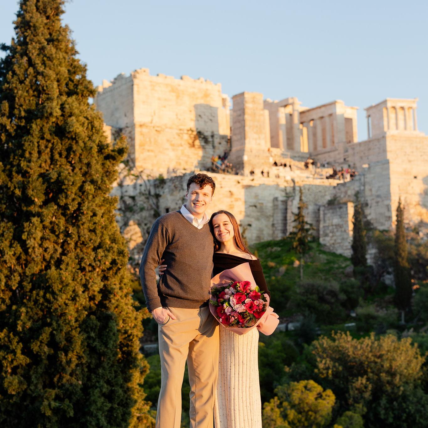 Photos from our engagement in Greece!