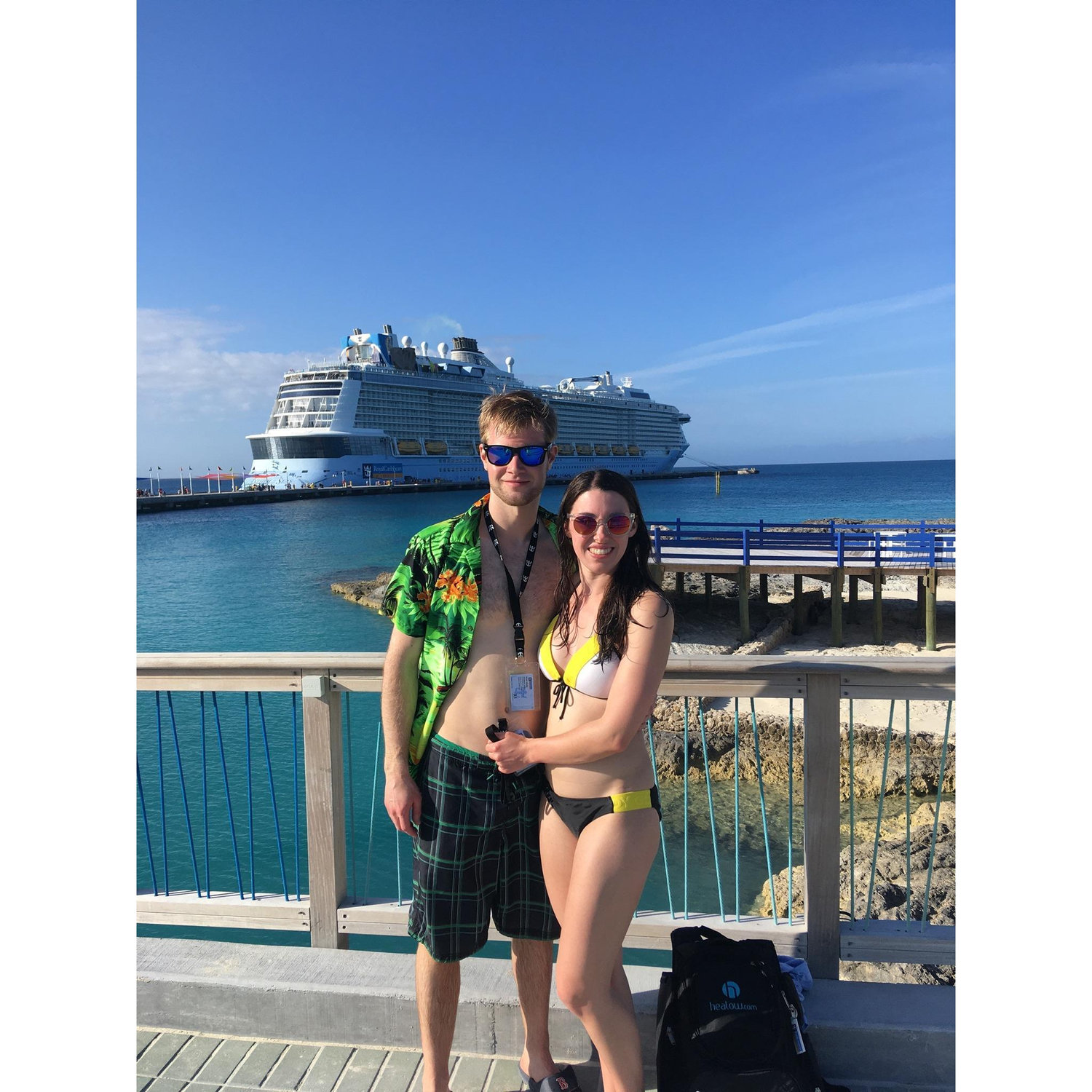 A day spent at an island water park, going down the tallest water slide in North America (yes, it was terrifying!)