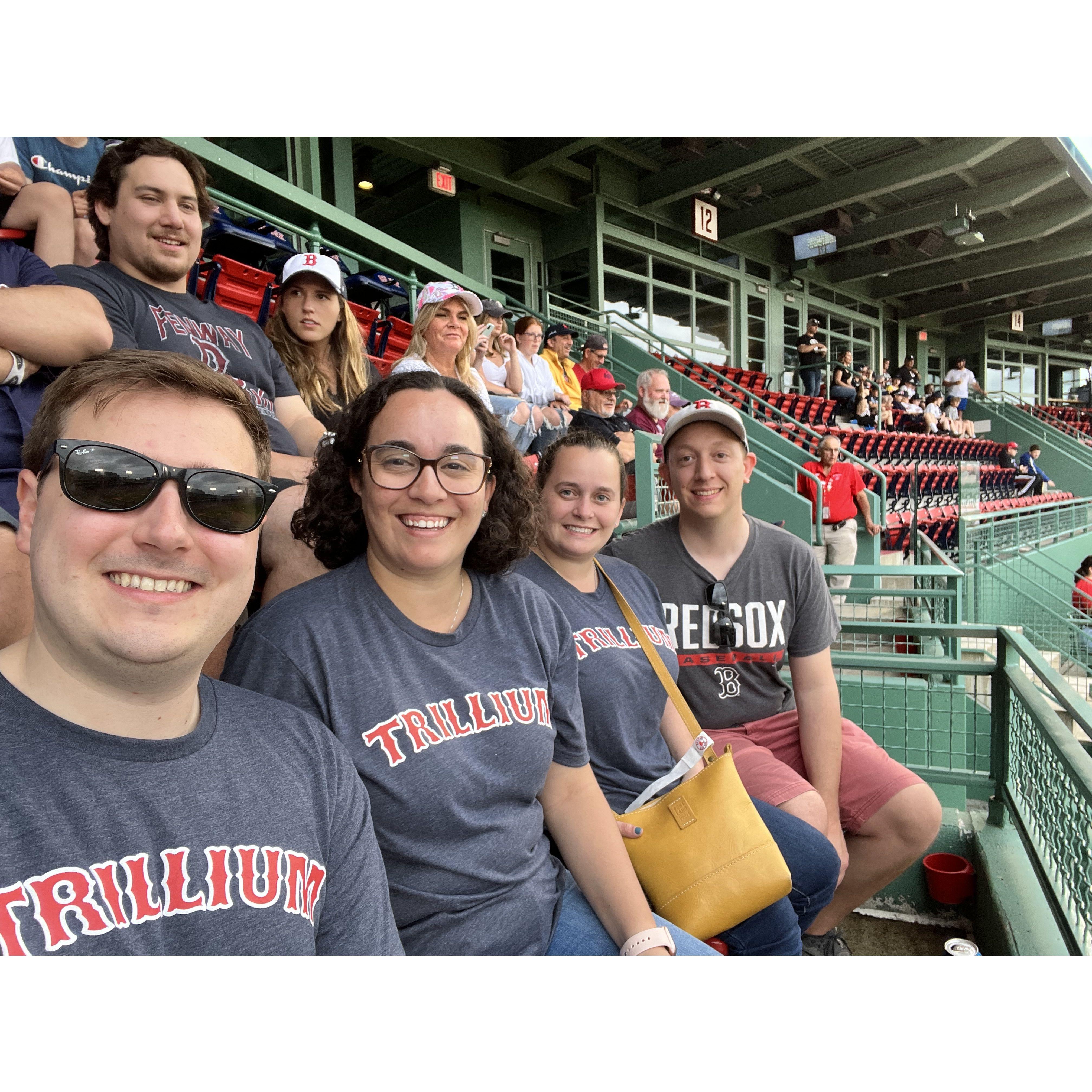 That time we all bought shirts at Trillium in Fenway and Ryan didn’t…..
