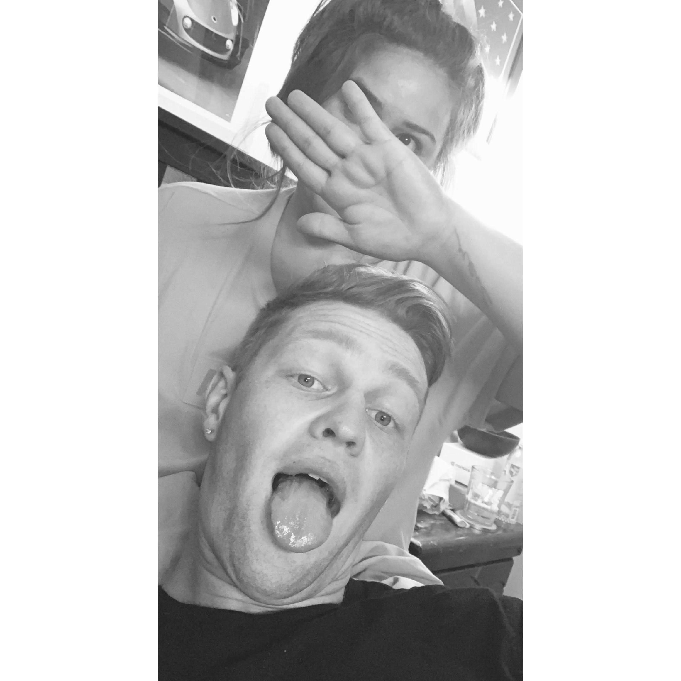 A photo that is a clear description of our relationship