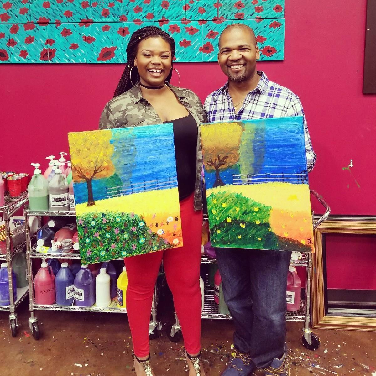 Date night at Pinot's Palette π¨