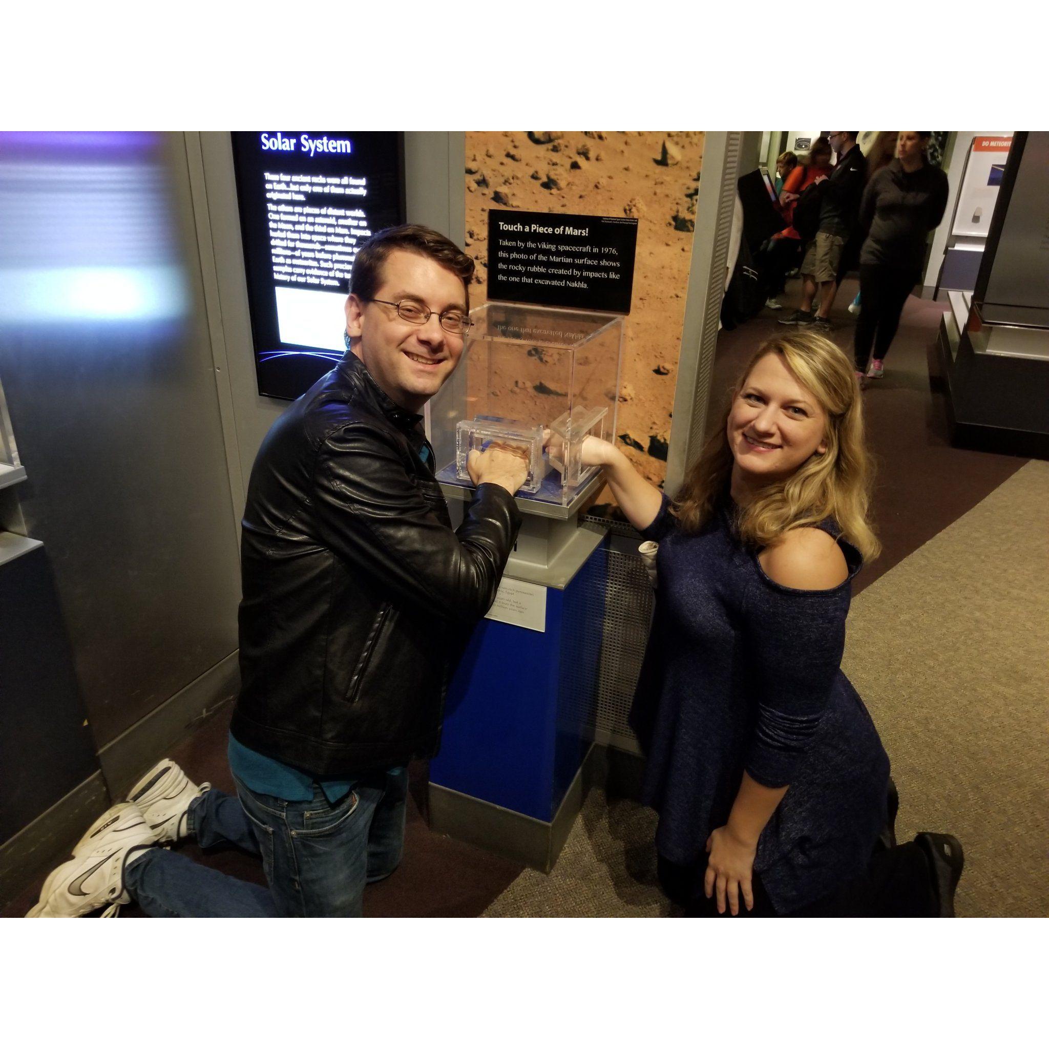 We're Both Touching Mars