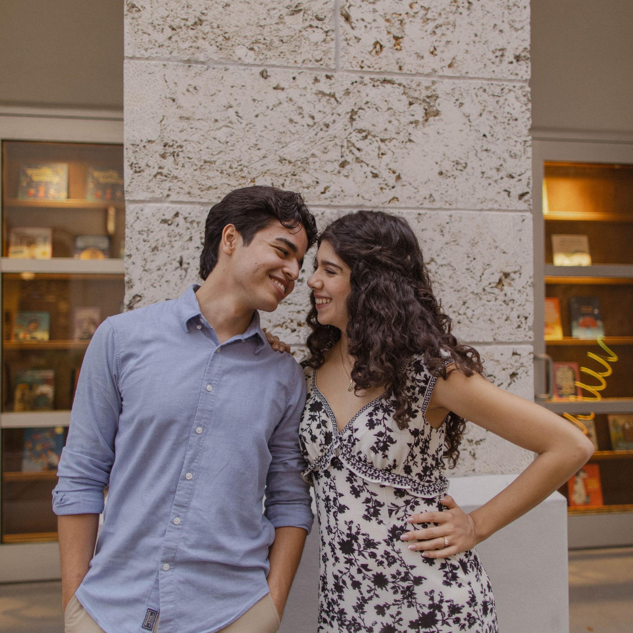 August 2025-My best friend Dani took our engagement pictures, and this one has my heart. It captures the goofiness of those silly teenage kids we once were that's still in us deep down. -D