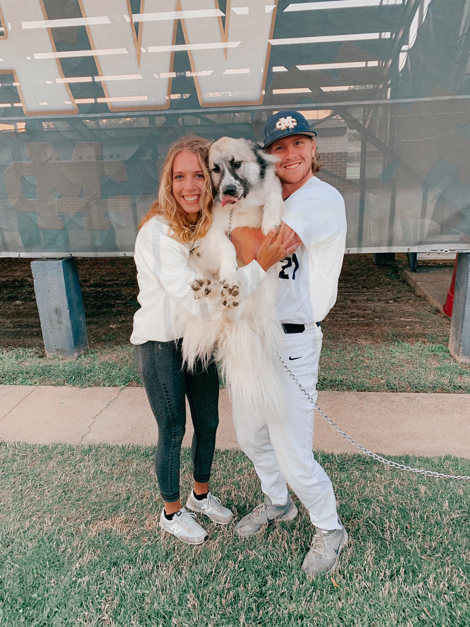 Family pic at the baseball game