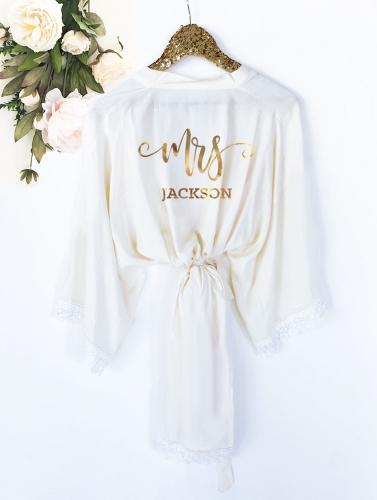 Mrs. Robe - Personalized Bride Robe