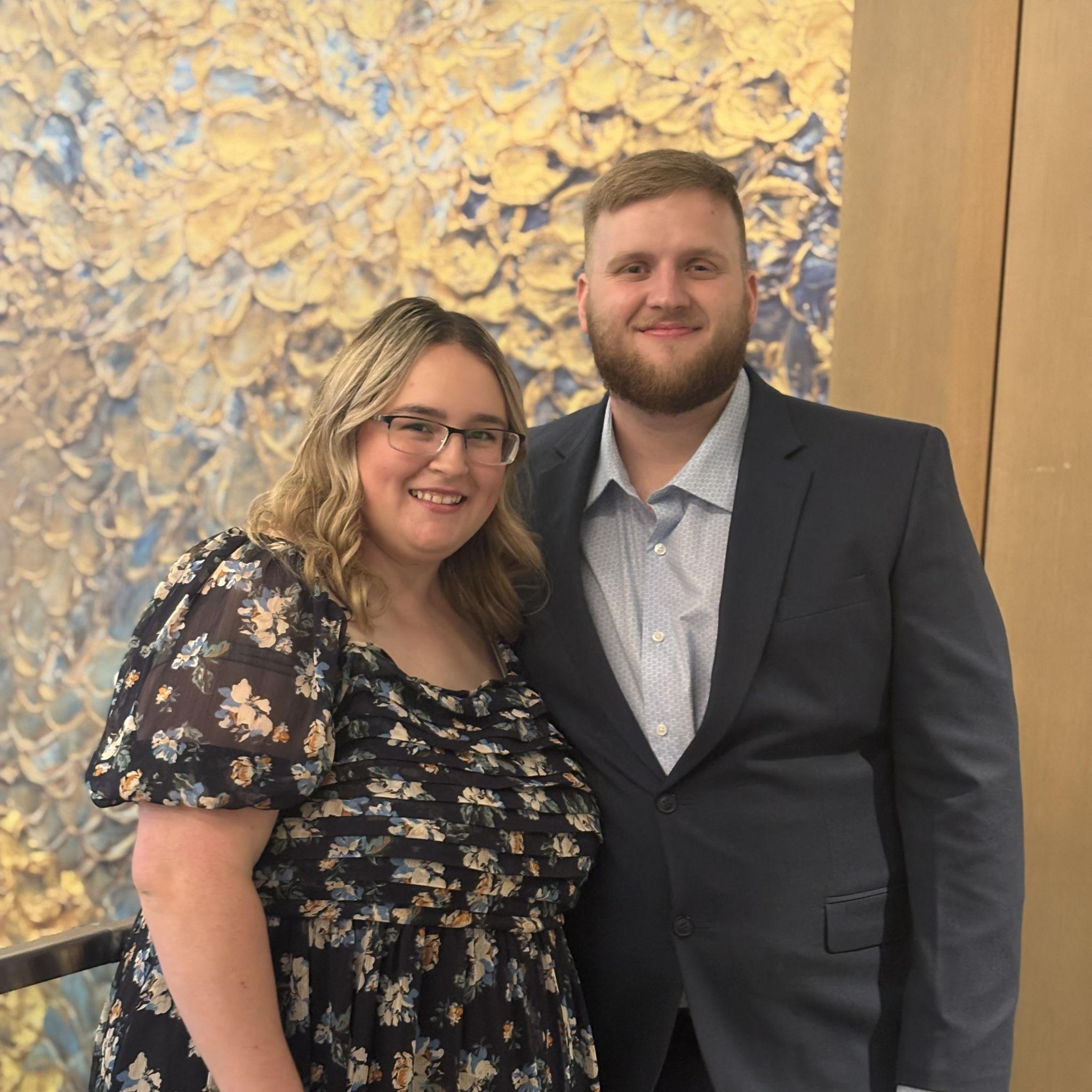 One of the best pictures of us! Celebrating a wedding with friends and family.