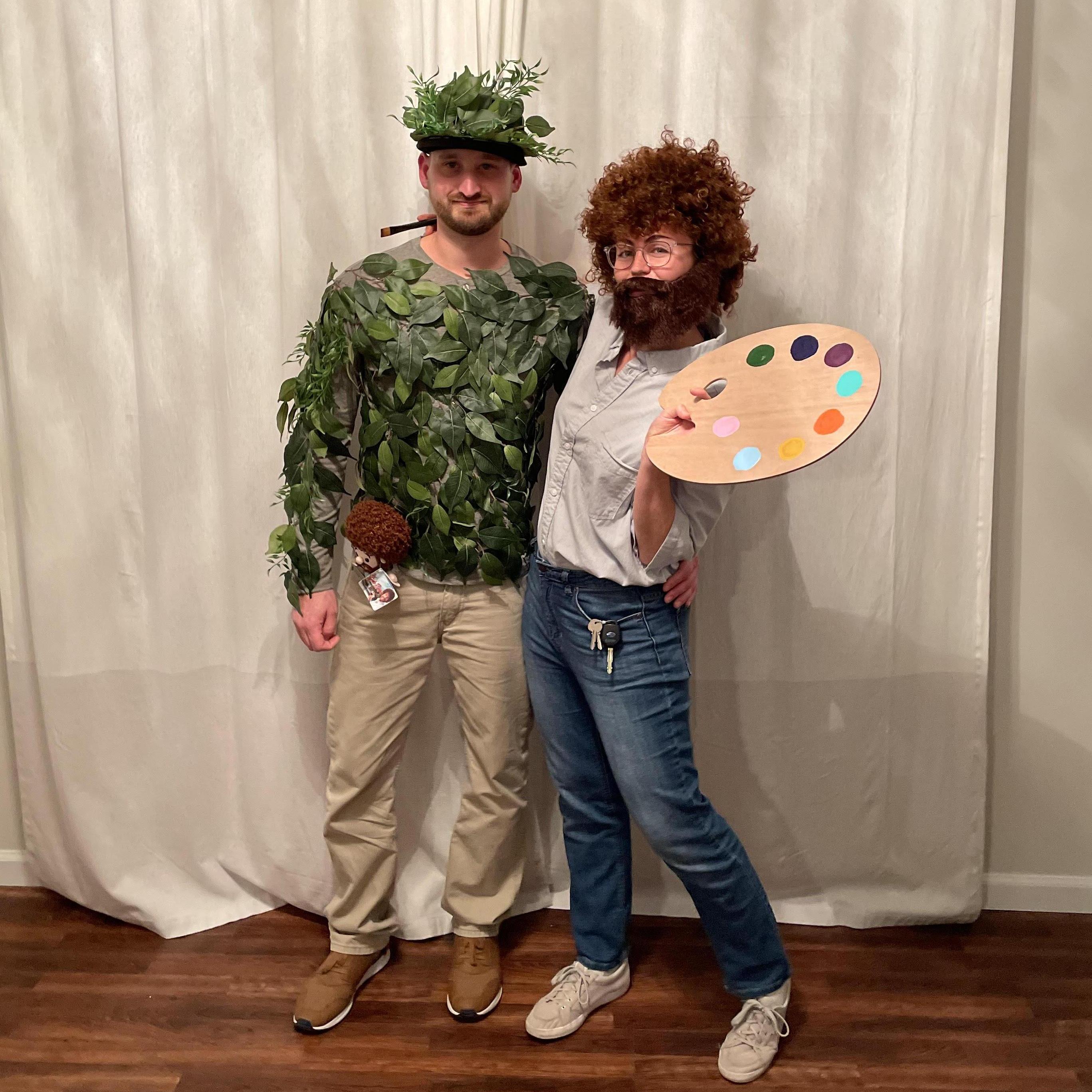 Bob Ross and the happy tree