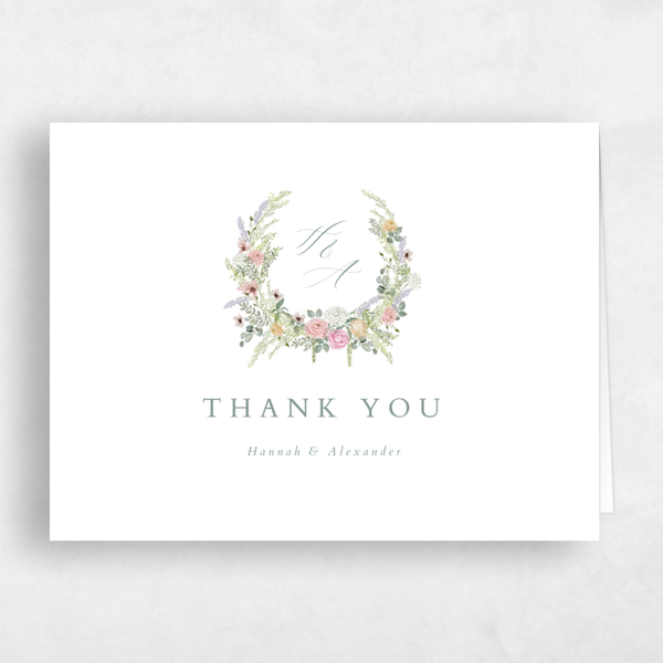 Buxton Classic | Light Tan | Zola Thank You Cards