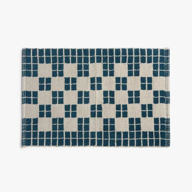1'6"x2'6" Cotton Tile Tub Mat Cove - Parachute for Target