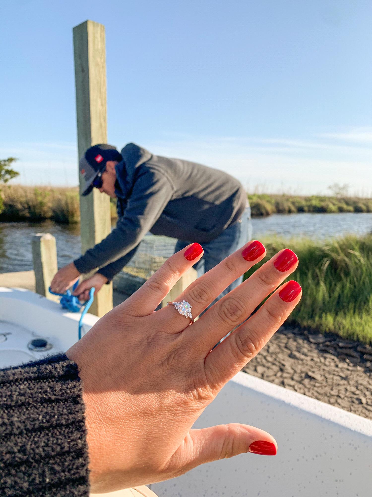 Right after he proposed