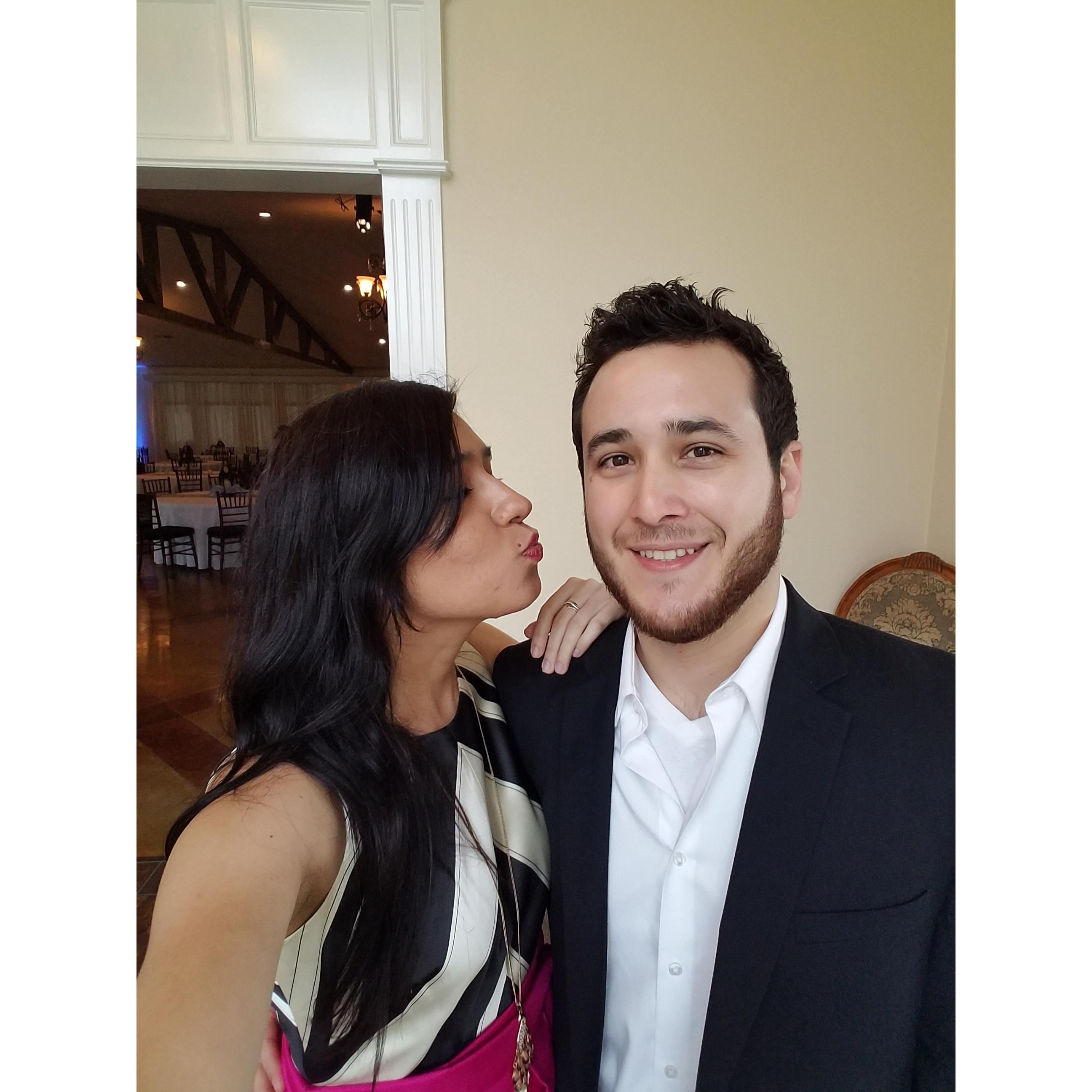 1st Formal event. Juan's sister's wedding
