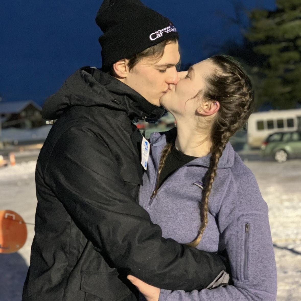 Snow tubing, February 2021