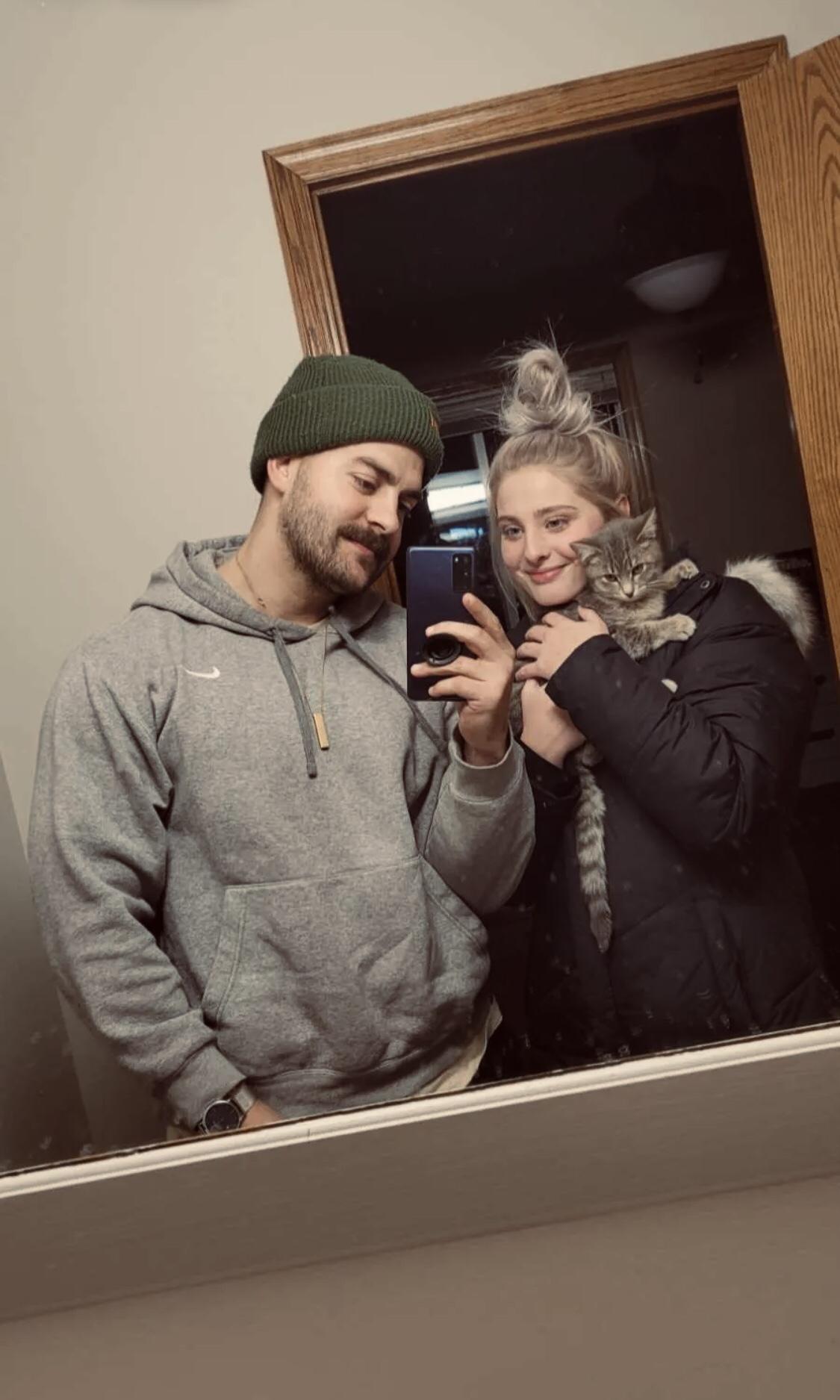 Ben & I adopted a kitty on 12/22/2021! Her name is Mick 😻