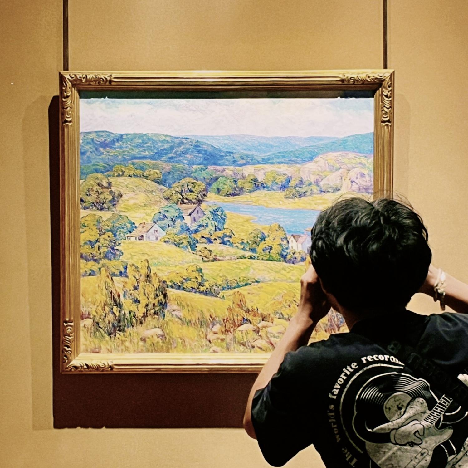 enjoying the views