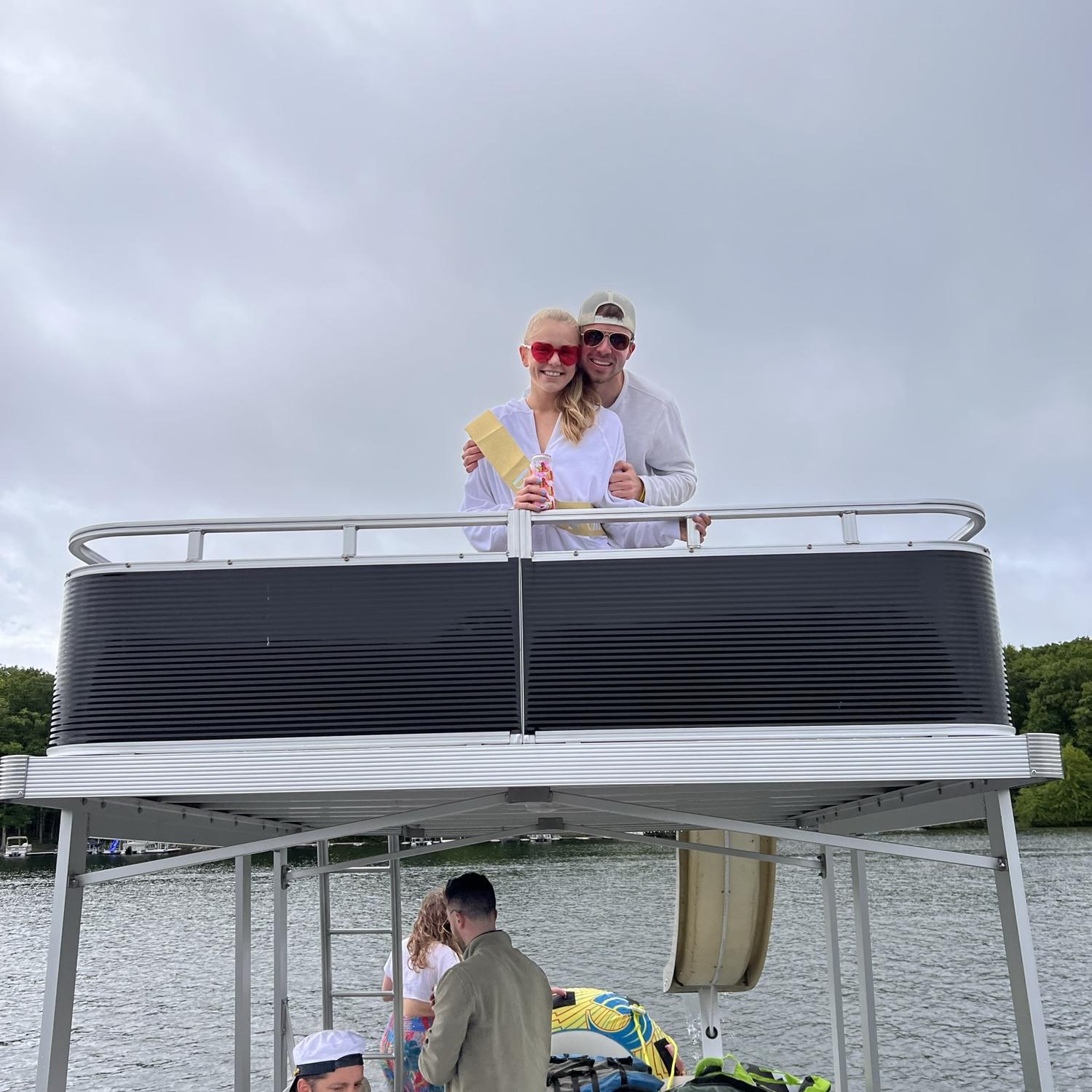 Birthday boat day at Deep Creek Lake