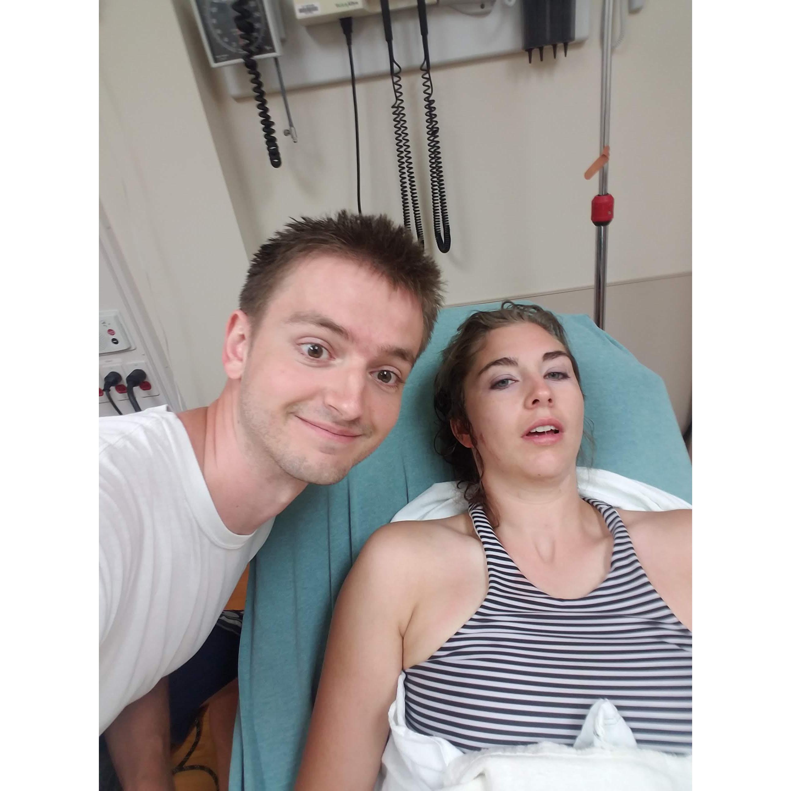 We've even had our fair share of visits to the ER together - maybe more than is normal for most couples - but he's always there to comfort and support me...and can even make me laugh through it all